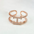18K Ever Chaine D'ancre Hermes Ring
