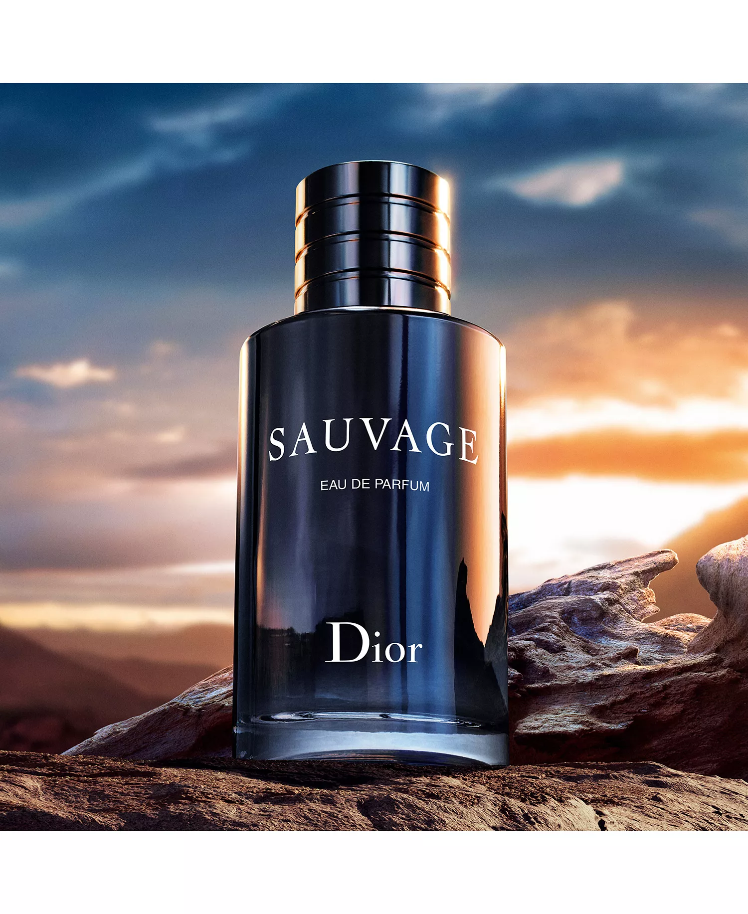 Sauvage Eau de Parfum — Spicy Bergamot & Vanilla Absolute Woody Men's Luxury Fragrance | Mysterious & Sensual 100ml