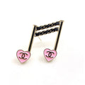 18K  Chanel Music Symbol Brooch